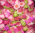 Pink Flowers & Hearts