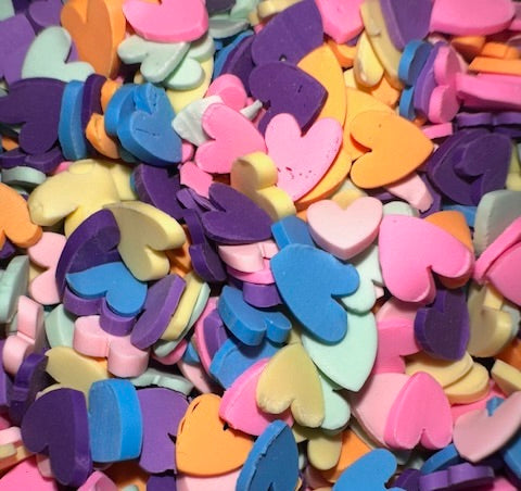 Multi-Colored Hearts