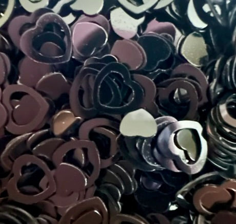 Black Open Hearts